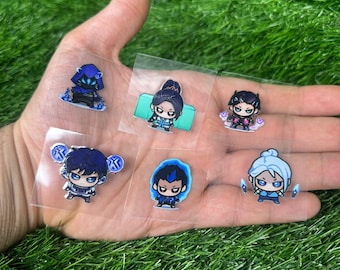 Custom Anime Chibi Stickers - Waterproof UV DTF Decals