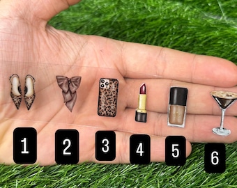 Decorative UV DTF Stickers for Phone, Laptop, PC Case & Furniture