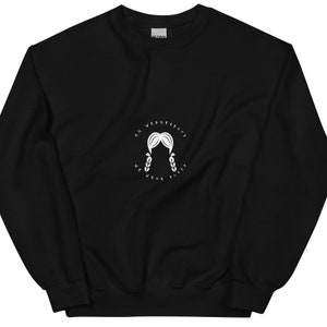 On Wednesdays We Wear Black Unisex Sweatshirt