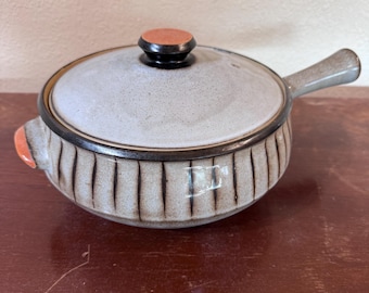 Cazuela vintage de Denby Studio / Cerámica de gres de estilo moderno de mediados de siglo (4 pintas)