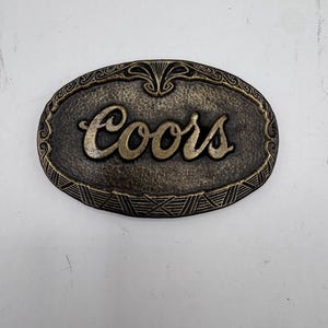 Coors Belt Buckle - Etsy