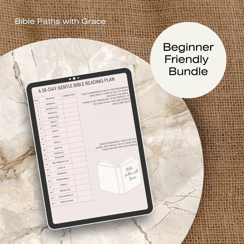19-day Bible Reading Guide | Simple & Peaceful Plan for Beginners - Etsy