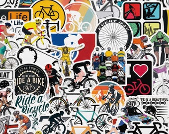 50pcs Motivational Bicycle Stickers, Cottagecore Slow Living Decals, Waterproof Vinyl For Kindle Insert Bujo, Cyclist Lover Gift