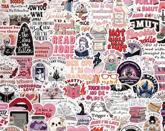 150pcs Spicy Romance Stickers, Holographic Smut Era Book Boyfriend Decals, Waterproof Vinyl For Kindle Laptop, BookTok Girl Gift
