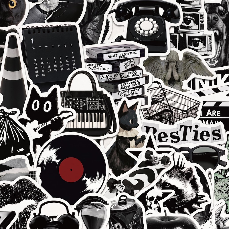 Grunge Aesthetic Stickers - Etsy