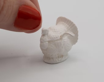 Sopera de pavo en miniatura con cucharón / Escala 1:12 / Casa de muñecas de Acción de Gracias