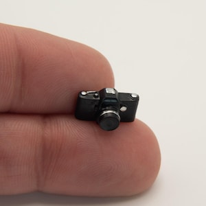 1:12 miniatuur 35 mm spiegelreflexcamera | Vintage boekenplankdecor voor poppenhuis