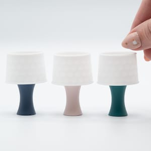 Miniatuurtafellamp 1:12 | Werkende ledlamp, magnetische schakelaar, verborgen stippen