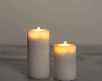 Candele a LED in miniatura in scala 1:12 / Luce con interruttore magnetico / Candele funzionanti per casa delle bambole