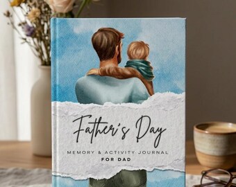 Father's Day Memory & Activity Journal for Dad (Digital Download)