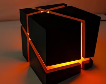 Cracked Cube Lamp, Many Colors Available, USB Powered