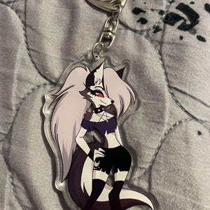 Helluva Boss Loona Keychain: 3" Acrylic Charm
