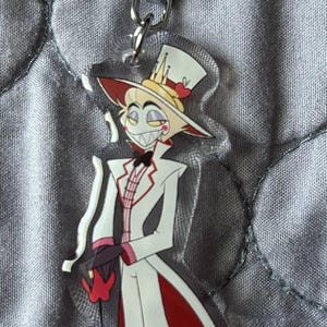 Ready to Ship! Demon Hotel Lucifer 3” Acrylic Keychain