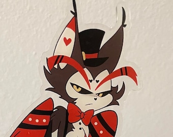 Hazbin Hotel inspired Husk 6" Acrylic Standee