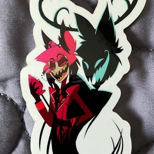 Ready to ship! 3” Demon Hotel Alastor Vinyl Sticker Decal