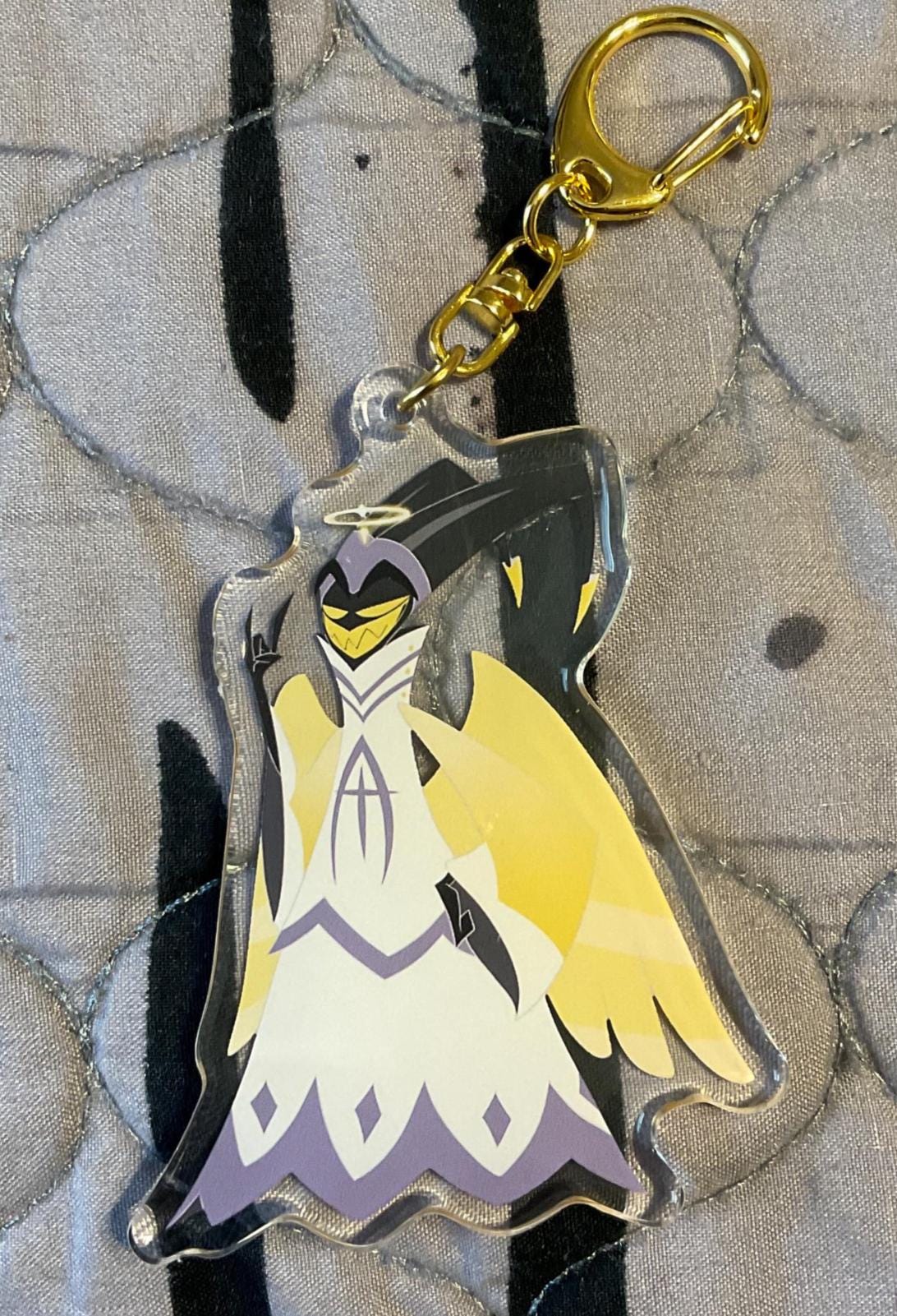 Hazbin Hotel Insp Adam Acrylic Keychain Charm, 3