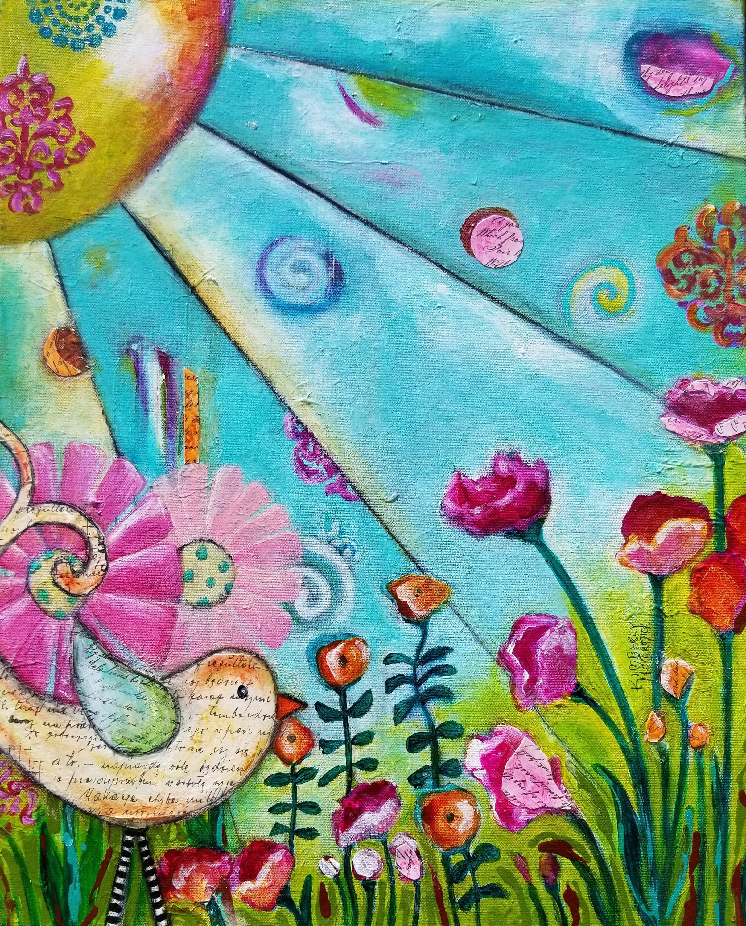 Christian ORIGINAL ACRYLIC PAINTING \, image size:2419x3000