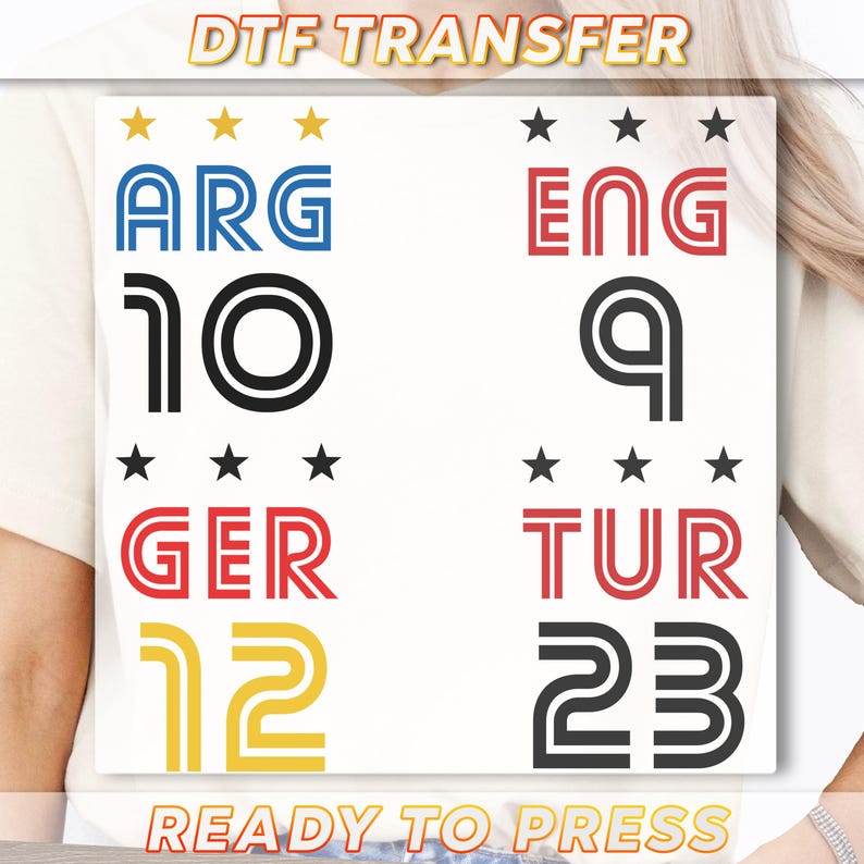 Soccer Team 2026 DTF Transfer , Canada Mexico USA DTF Transfer, Soccer Shirt Gift, 2026 Soccer Transfer, Football Fan image 1