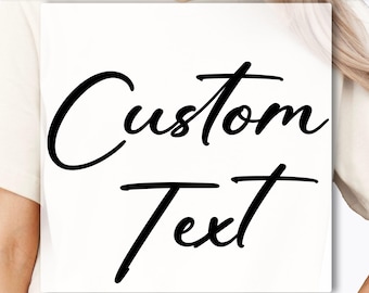 Custom Shirt, Photo DTF Transfers, Special Event DTF Transfers Wholesale Company Logo Shirts, Text DTF Transfers, Personalized Bachelorette
