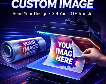 Custom Heat Transfer DTF Print Full Color, Ready to Apply Apparel and Garment Printing for Bulk Orders