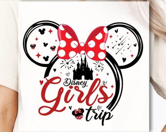 Disney Girls Trip DTF Transfer, Disney Girls Vacation DTF Transfer, Disneyland Girls Trip DTF Transfer, Girls Travel Transfer