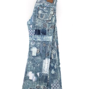 Levi’s 501 Sashiko Boro Banana Denim 14 Levi's 501 Sashiko Boro Banana Denim Sashiko and Boro Patched
