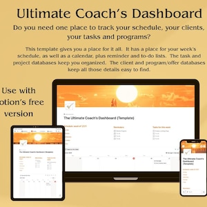 Notion Template: The Ultimate Coach's Dashboard