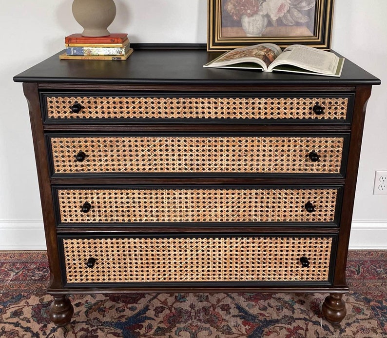 Antique Cane Dresser Etsy