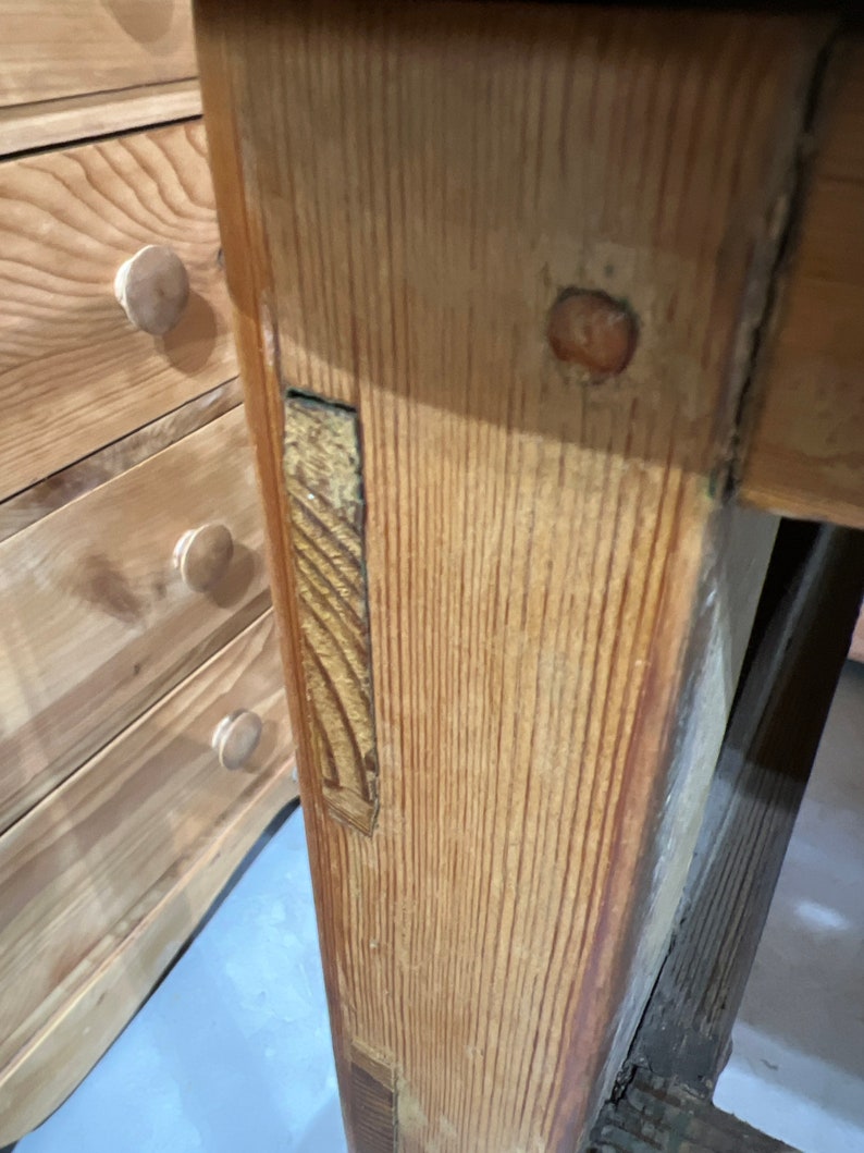 Antique English Pine Table Etsy