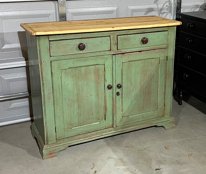 Antique English Pine /buffet/ Server / Sideboard Etsy