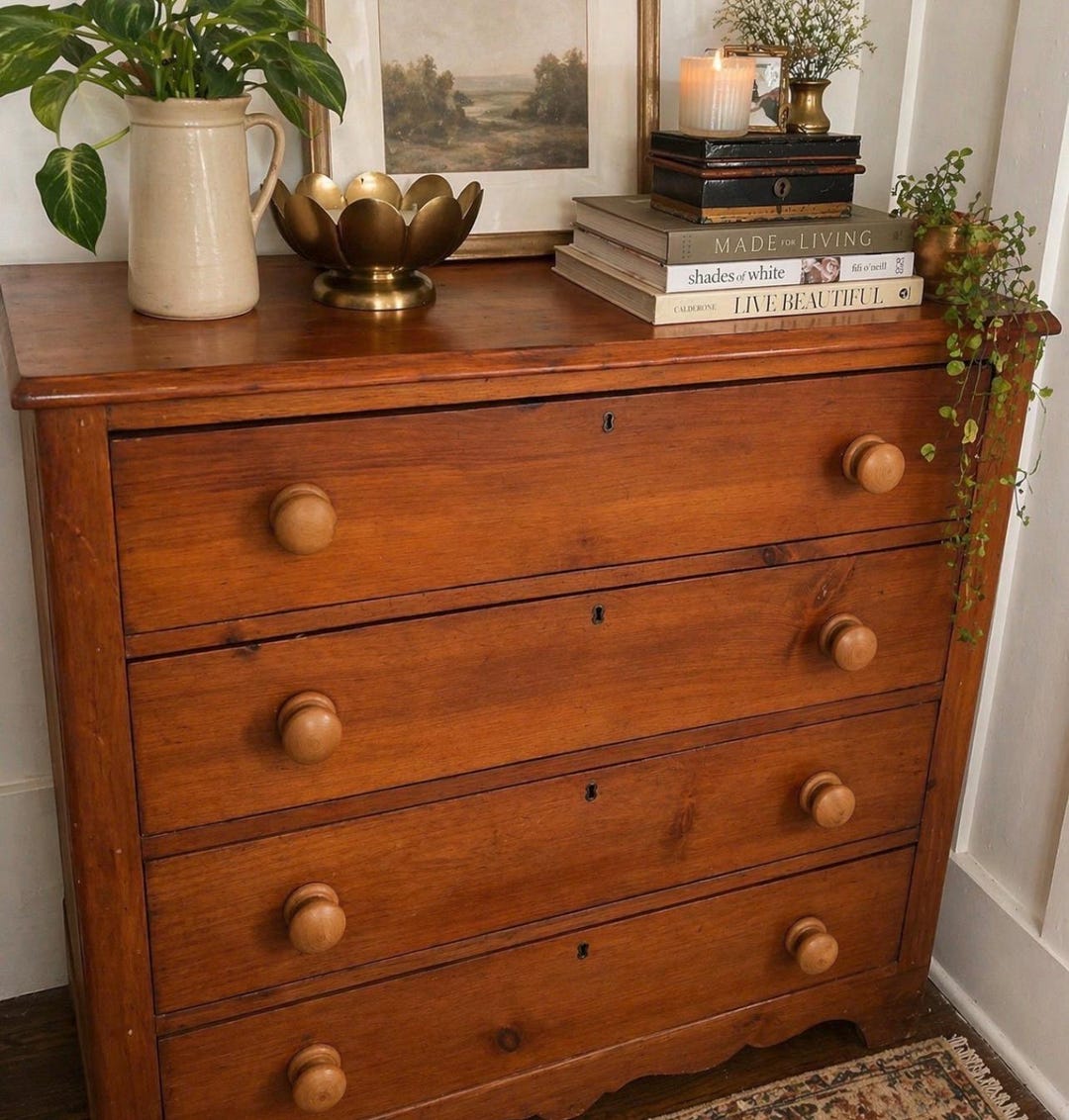 Antique Pine Dresser - Etsy