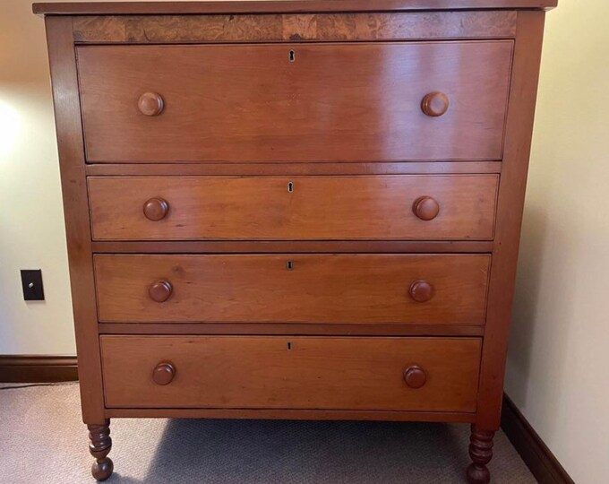 Antique Pine Chest of Drawers Etsy