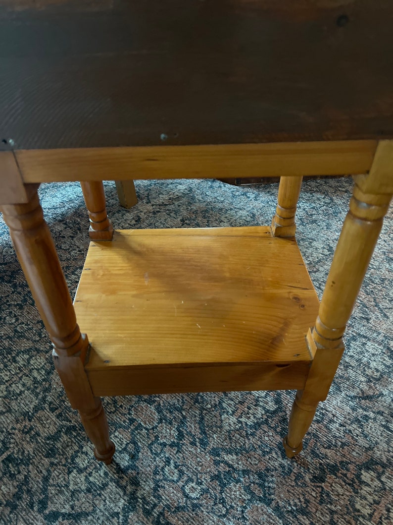 Antique English Pine Table Etsy