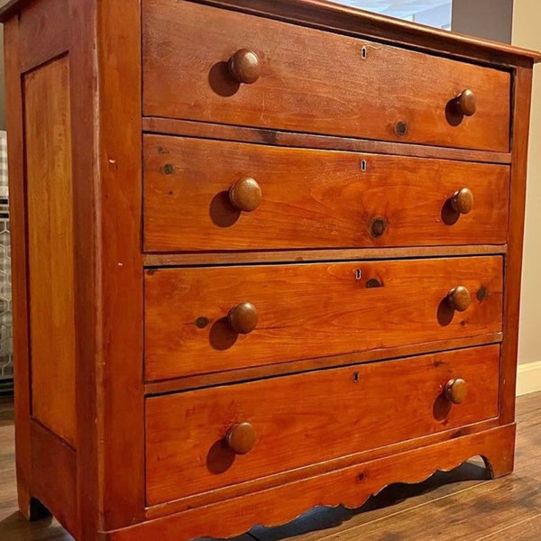 SALE antique  pine cottage dresser- original finish