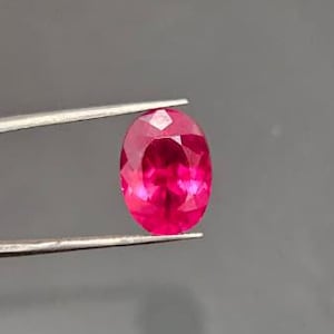 Certified 9.30 Ct Natural Burmese Pink Ruby Oval Cut Unheated Loose Gemstone Luxury Ruby