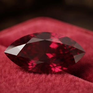 Certified 9.45 Ct Natural Burma Pigeon Blood Red Ruby Marquise Cut Unheated Loose Gemstone Luxury Collector Stone
