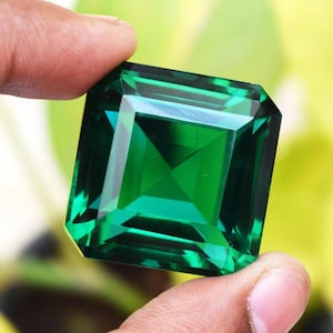 100 Ct Green Topaz Radiant Cut Certified Brazilian Loose Gemstone, Natural Topaz, Large Statement Gem, Collector Investment Stone
