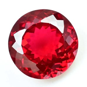 Rubí rojo natural de Mozambique de 9,42 quilates, talla redonda, gema suelta certificada impecable, enorme y rara, piedra de colección de grado de inversión.
