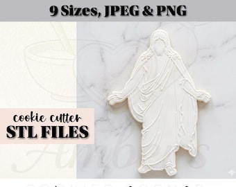 Cortador de galletas STL de la estatua del Cristo SUD: archivo para impresora 3D, descarga digital