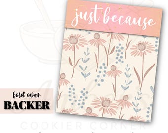 Fold Over Backer - Simplemente porque sí - Descarga instantánea