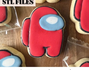 Archivo STL de cortador de galletas de Space Crewmate (Descarga para impresora 3D)