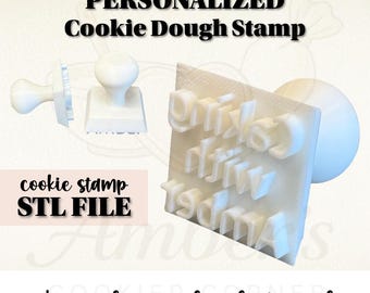 Archivo STL personalizado para sello de galleta personalizado