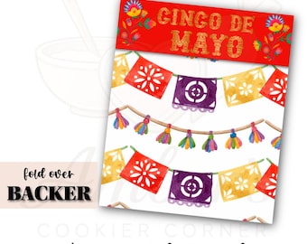 Fold Over Backer - Cinco de Mayo - Descarga instantánea