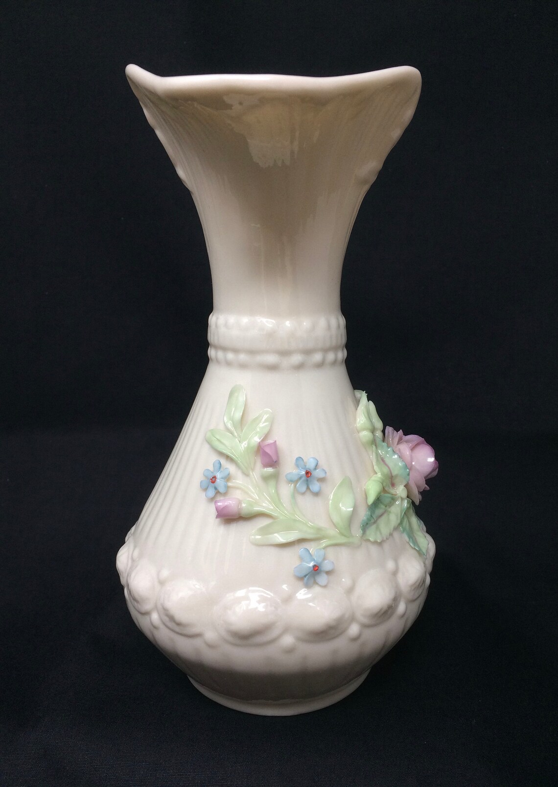Belleek Aberdeen Ewer Pitcher/vase Right Hand Handle Etsy