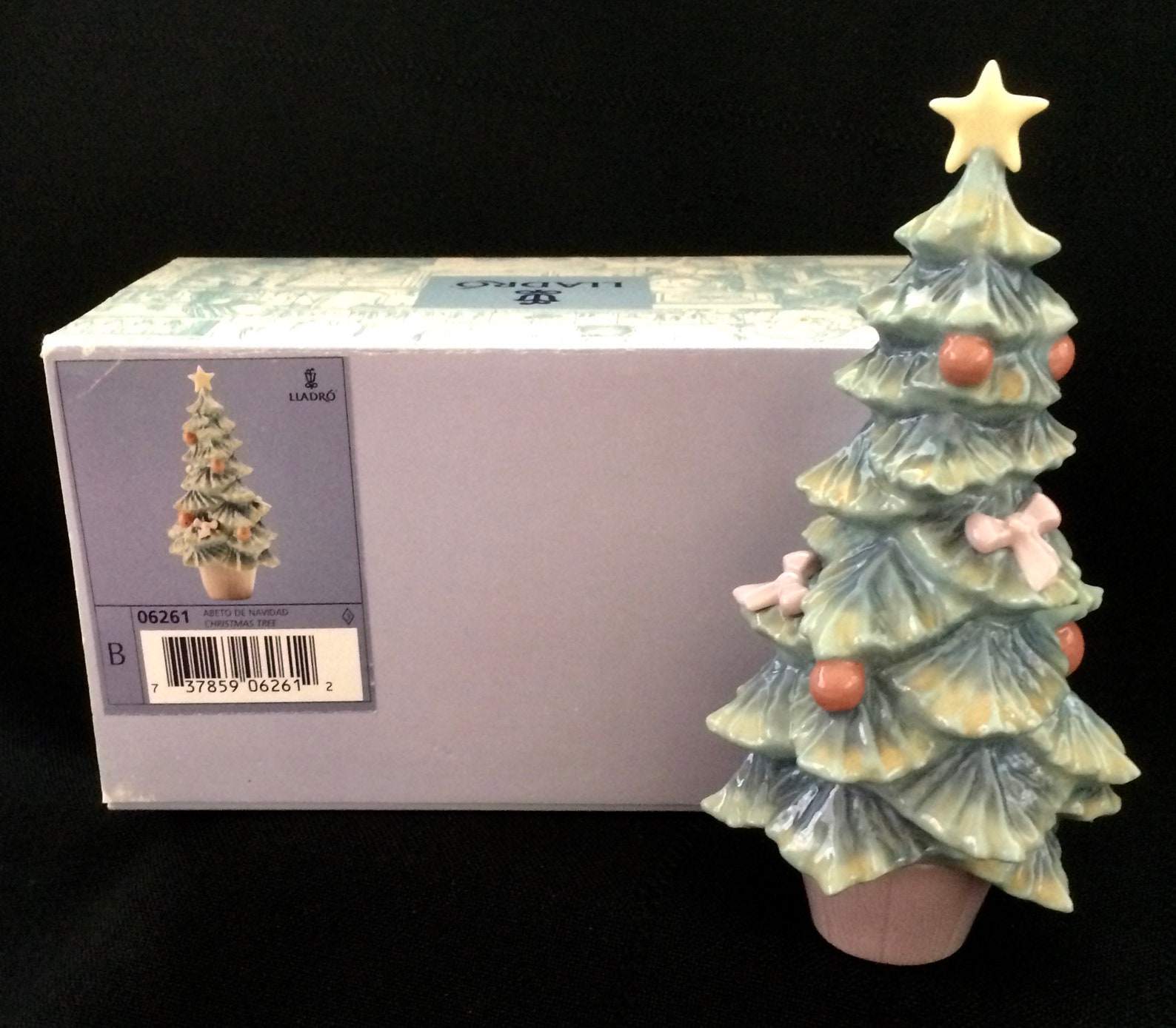Lladro Christmas Tree Lladro with Original Box No 6261 Etsy