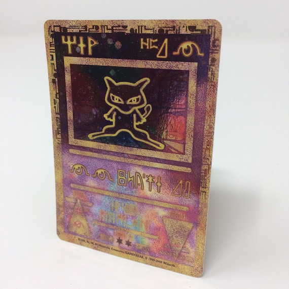 Thai Pokemon Card Shiny Golden Mew Near Mint 25th Anniversary