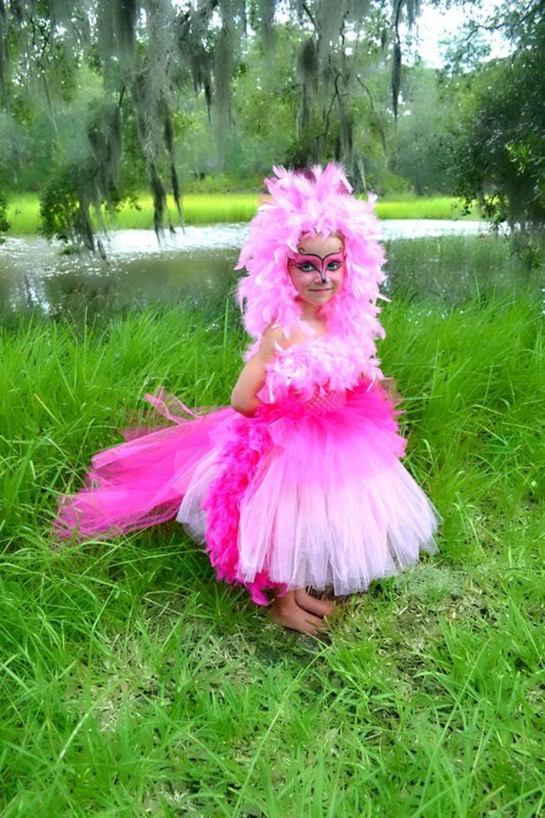 Pageant Costume for Girls Flamingo Costume Pink Flamingo Pink Flamingo Costume Pink Flamingo Tutu Dress Costume Pink Flamingo