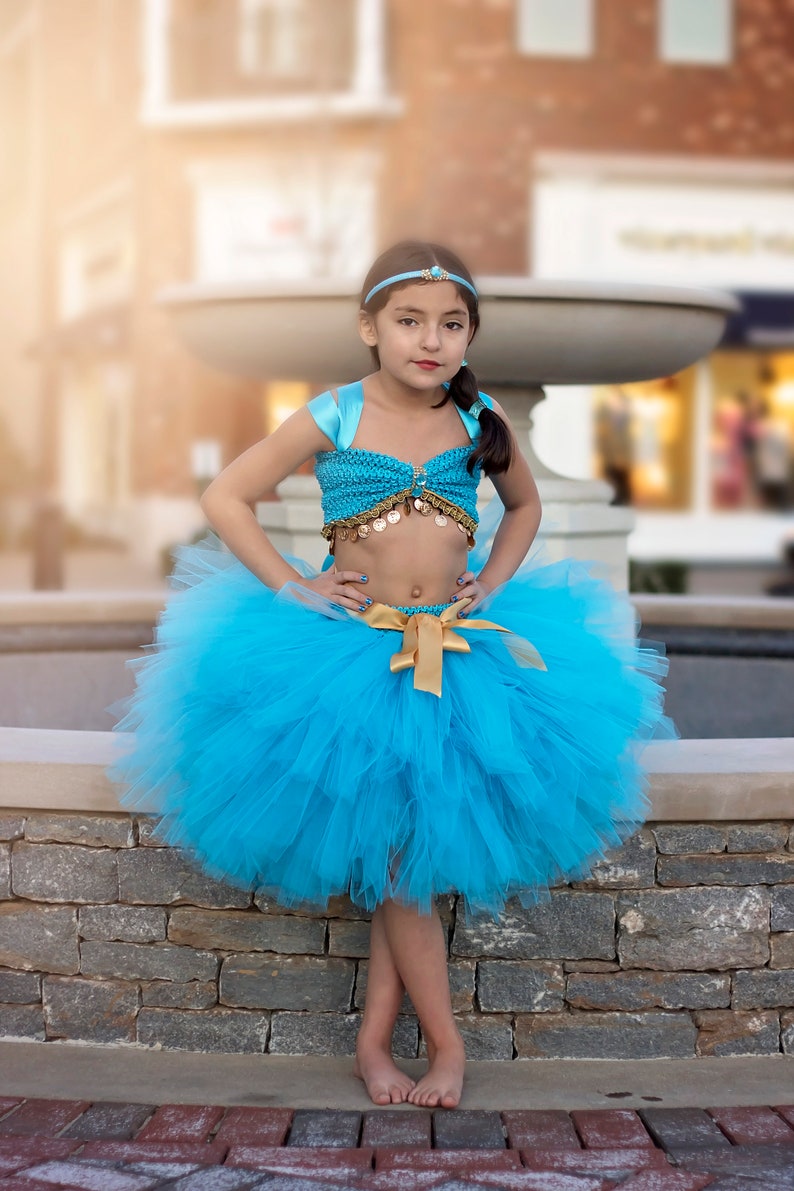 Jasmine Halloween Costume
 Princess Jasmine Costume Halloween tutu dress Princess