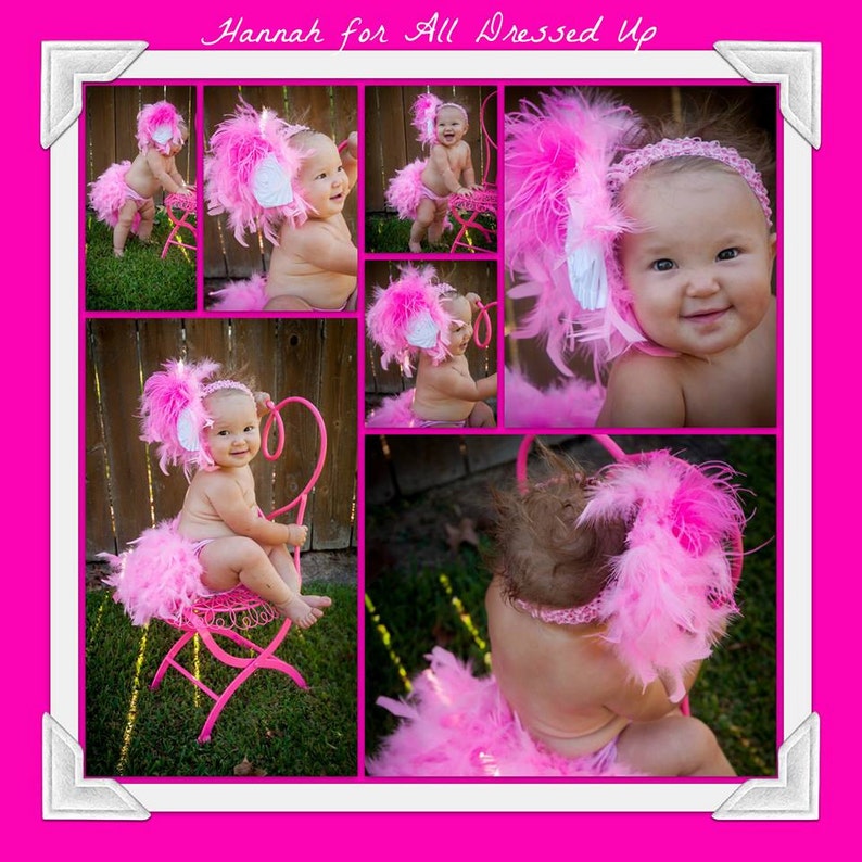 Bloomers First Photo Shoot Diaper Cover Feather Bloomers Newborn Baby Photo Prop New Baby Gift Baby Bloomers