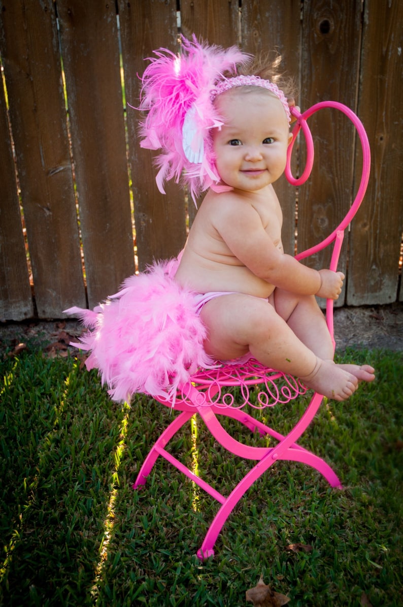 Bloomers First Photo Shoot Diaper Cover Feather Bloomers Newborn Baby Photo Prop New Baby Gift Baby Bloomers